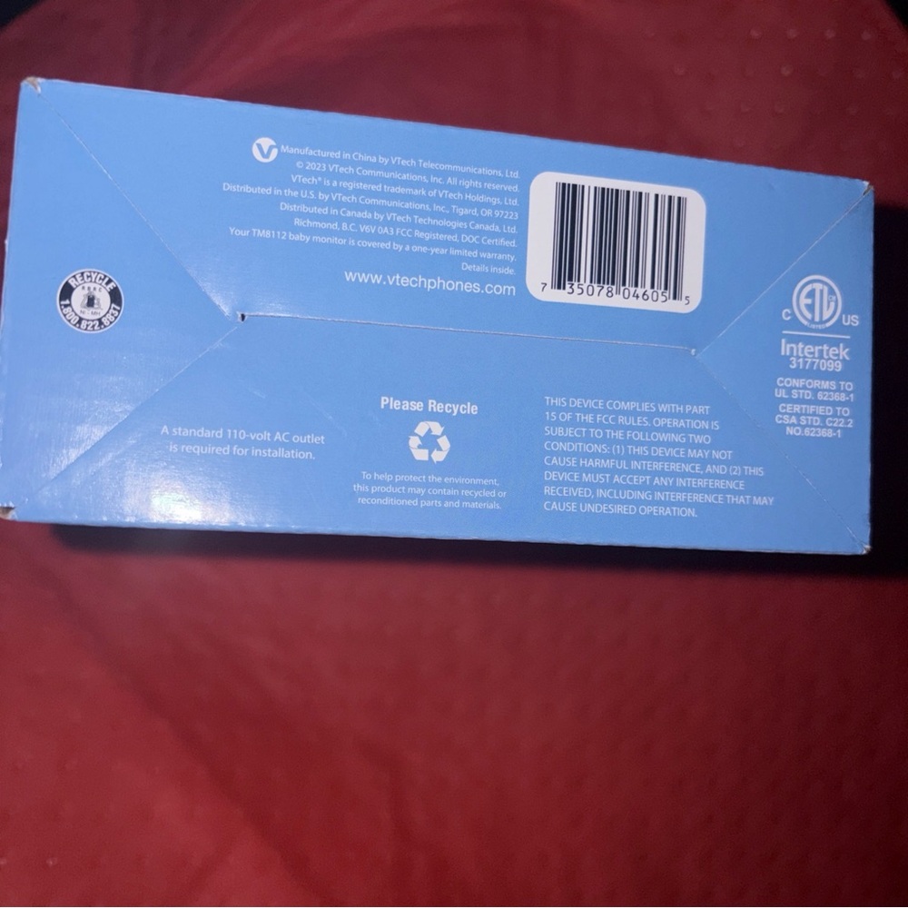 VTech White Digital Audio Monitor - Picture 6 of 6